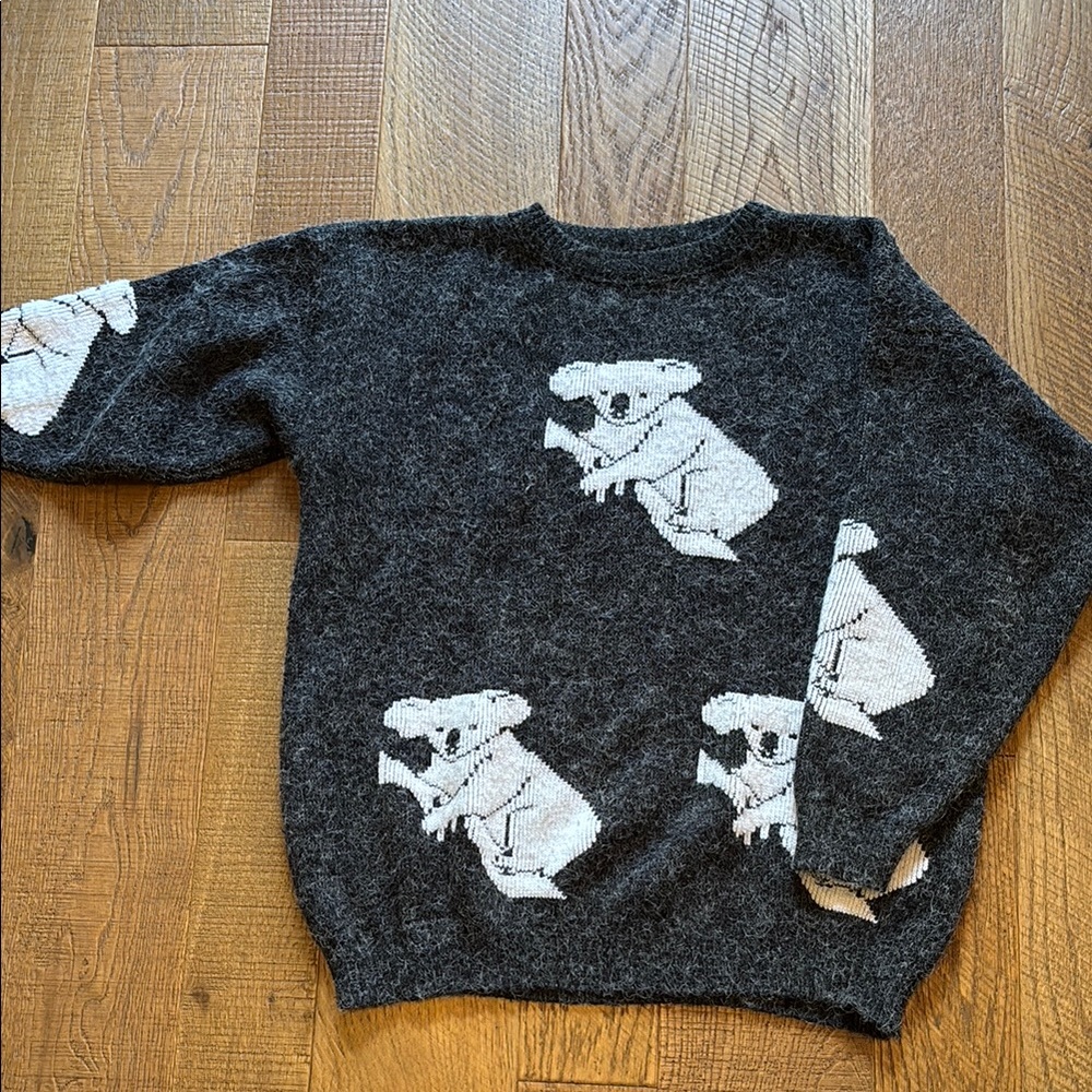 Gray Koala Sweater